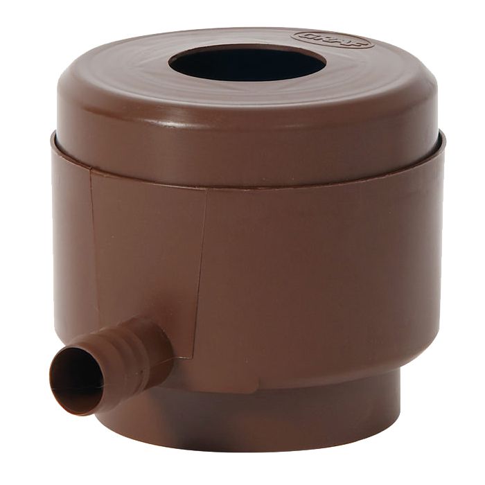 Garantia Water Butt Filling Device Downpipe Filter - Brown