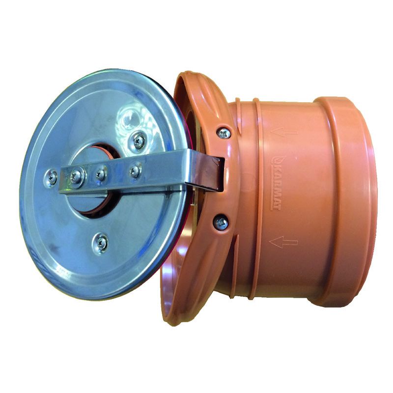 Drain Pipe Rodent Flap Non Return Valve DekDrain 160mm Drainage