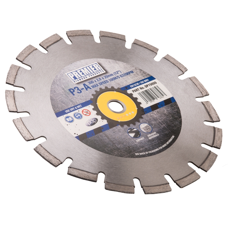 Asphalt & Abrasive Material Diamond Blade P3-A - 300 x 20mm