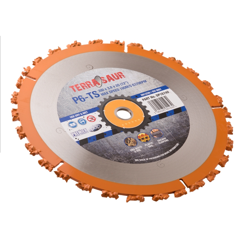 Tree Roots and Groundwork Terrasaur Carbide Blade P6-TS - 230 x 25.4mm