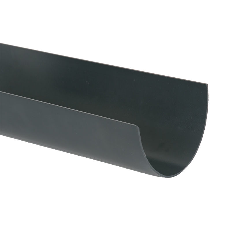 Plastic Guttering Deepstyle 4m Length 115mm - Anthracite Grey