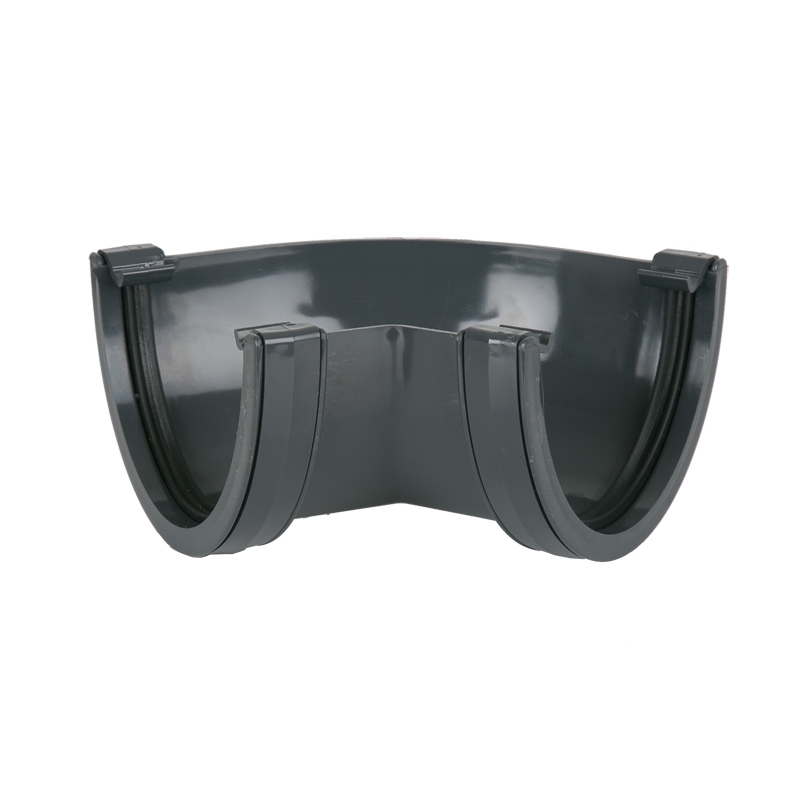 Plastic Guttering Deepstyle 90dg Gutter Angle 115mm - Anthracite Grey