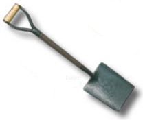 Shovel - Heavy Duty Navy - Wooden Shaft
