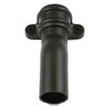 Cascade Cast Iron Style 68mm Plastic Plinth Offset With Lugs - Black