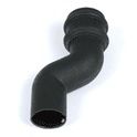 Cascade Cast Iron Style 230mm Round Downpipe Offset Bend - Black