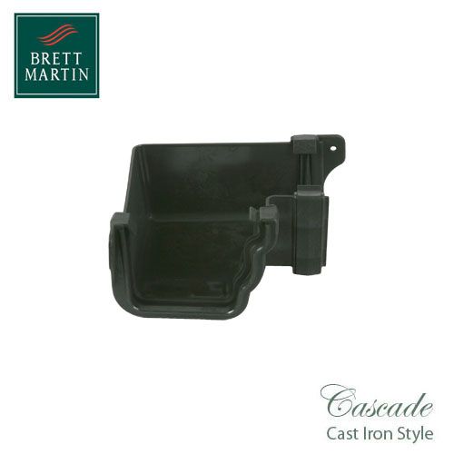 Cascade Cast Iron Style 106mm Prostyle Internal 90dg Angle - Black