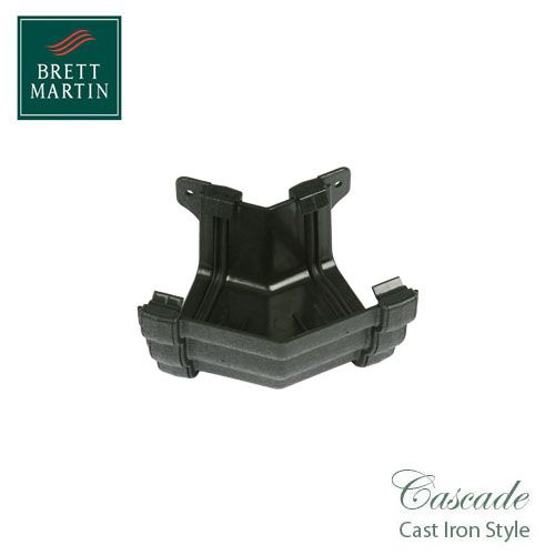 Cascade Cast Iron Style 106mm Prostyle External 135dg Angle - Black