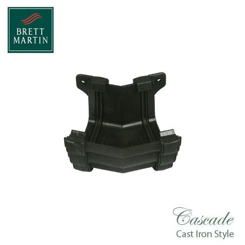 Cascade Cast Iron Style 106mm Prostyle External 150dg Angle - Black