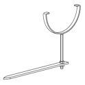 Image of Cascade Cast Iron Style Black 170mm Deepstyle Rise & Fall Bracket