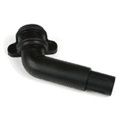 Cascade Cast Iron Style 68mm Plastic 112.5dg Spigot Bend R/H - Black