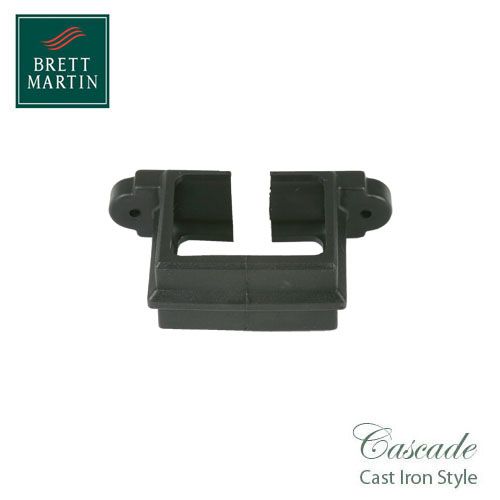 Cascade Cast Iron Style 100 x 75mm Plastic Downpipe Clip (Black)