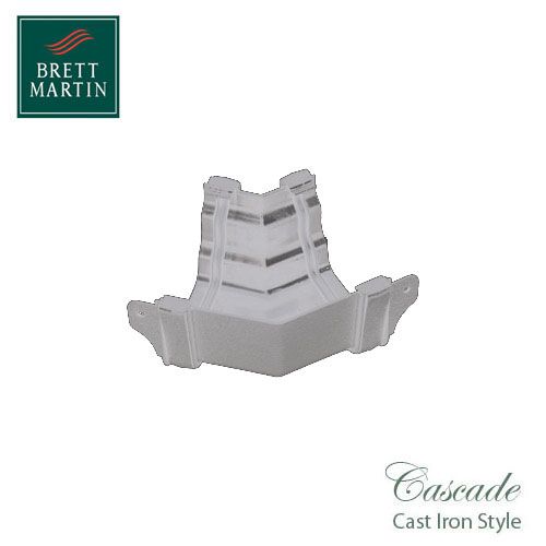 Cascade Cast Iron Style 106mm Prostyle Internal 135dg Angle - White