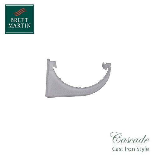 Cascade Cast Iron Style 112mm Roundstyle Fascia Bracket - White
