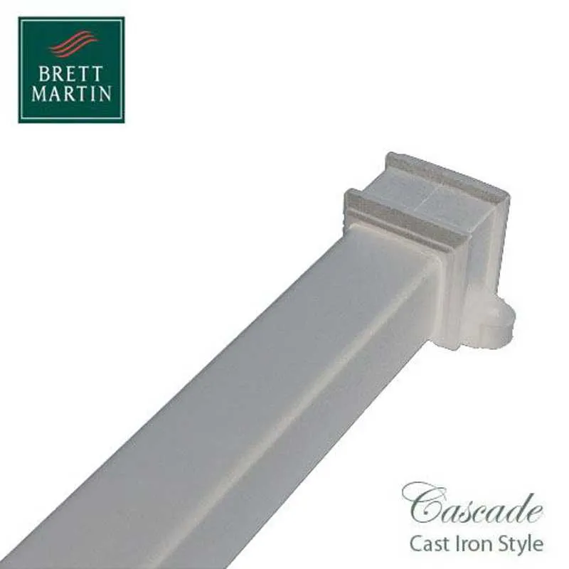 Cascade Pvc Pipe Cascade Cast Iron Style 65mm x 1.8m Socketed Pipe With Lugs - White ...
