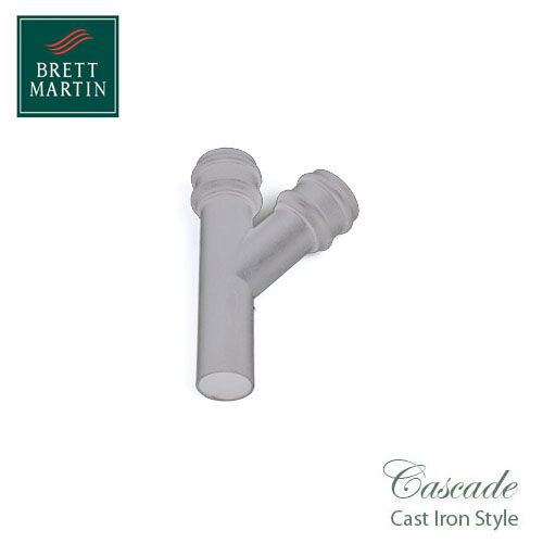 Cascade Cast Iron Style 68mm Plastic 112.5dg Branch - White