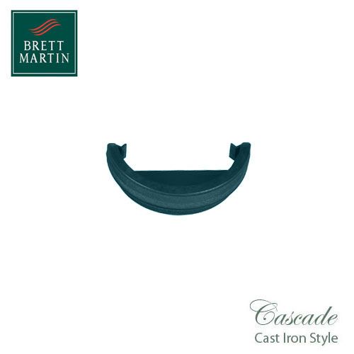 Cascade Cast Iron Style 112mm Roundstyle External Stopend - Green
