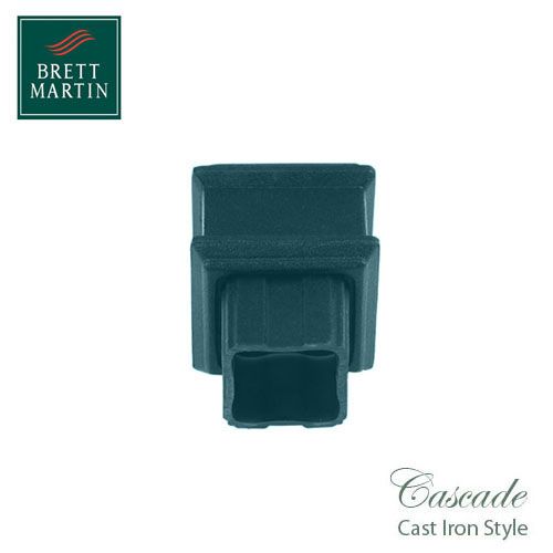 Cascade Cast Iron Style 65mm Plastic Plain Coupler - Green