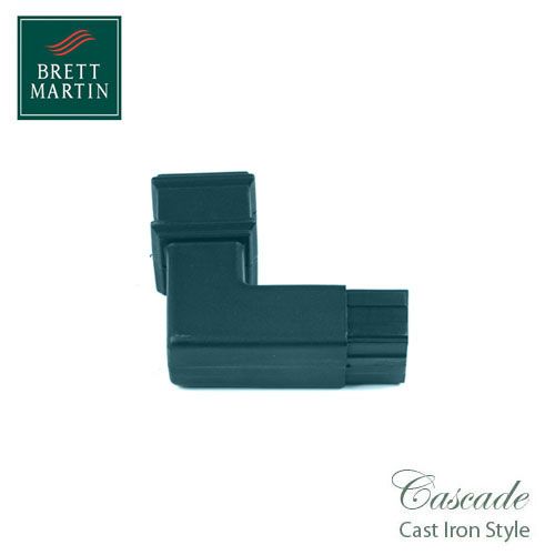 Cascade Cast Iron Style 65mm Plastic 92.5dg Spigot Bend - Green
