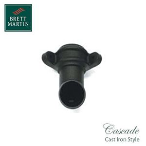 Cascade Cast Iron Style 68mm Plastic Corner Shoe With Lugs (Green)