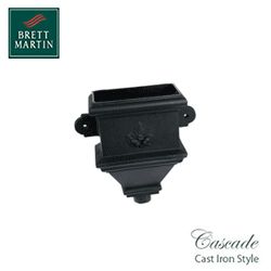 Cascade Cast Iron Style 65mm & 68mm Bath Hopper (Green)