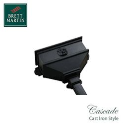 Cascade Cast Iron Style 65mm & 68mm Small Hopper With Gargoyle (Green)