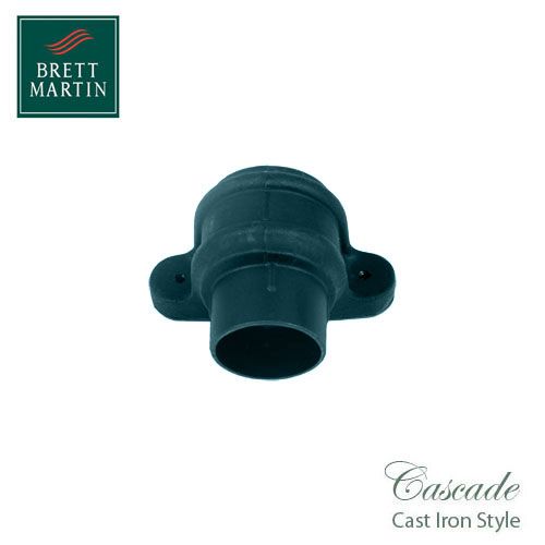 Cascade Cast Iron Style 105mm Round Pipe Coupler With Lugs (Green)