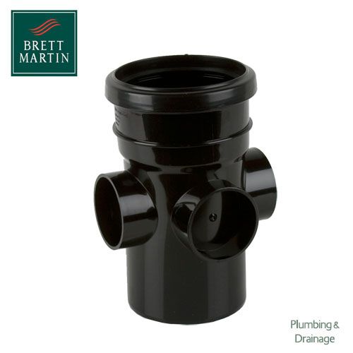 Cascade Cast Iron Style 110mm Single Socket Triple Boss Pipe (Green)