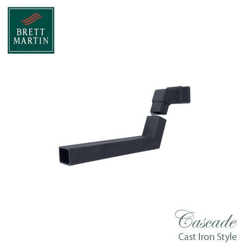 Cascade Cast Iron Style 100 x 75mm Adjustable Front Offset (Grey)