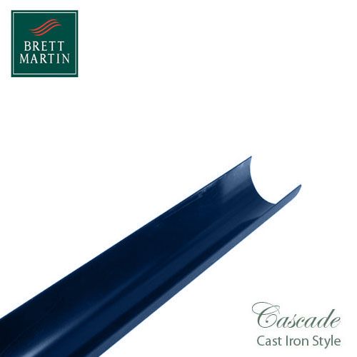 Cascade Cast Iron Style 115mm x 4m Plastic Deepstyle Guttering - Blue