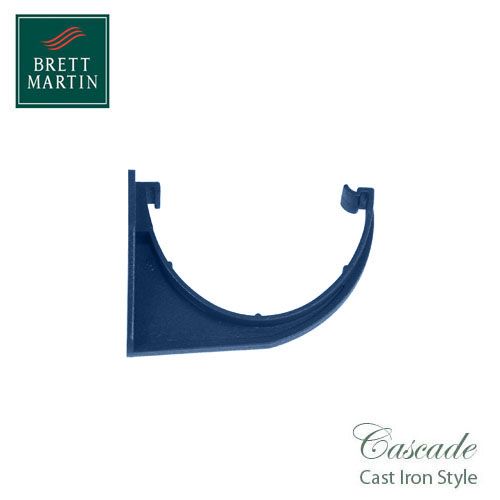 Cascade Cast Iron Style 115mm Plastic Deepstyle Fascia Bracket - Blue