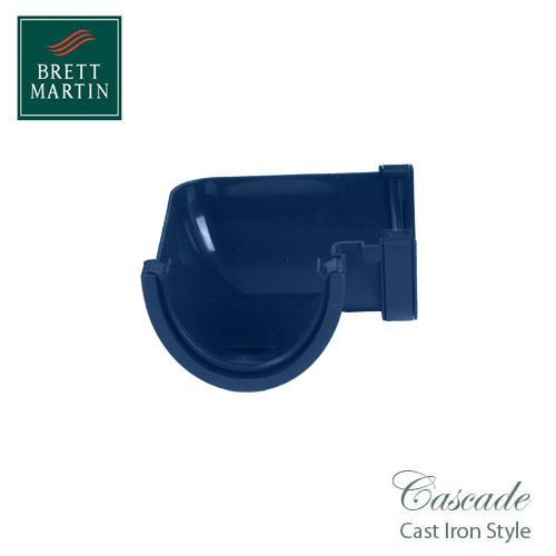 Cascade Iron Style 115mm Plastic Deepstyle 90dg Angle - Blue