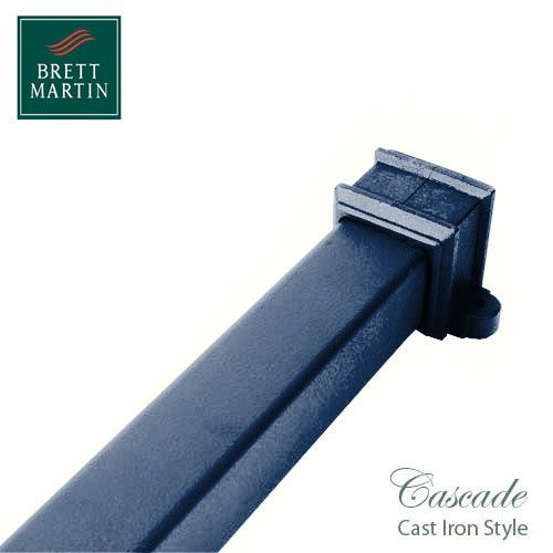 Cascade Cast Iron Style 65mm x 1.8m Socketed Pipe With Lugs - Blue
