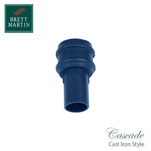 Cascade Cast Iron Style 68mm Plastic Plain Coupler - Blue