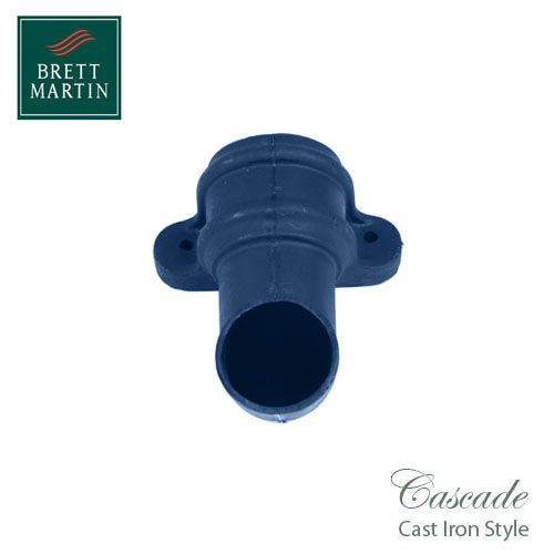 Cascade Cast Iron Style 68mm Plastic Handed Shoe With Lugs L/H - Blue