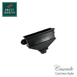 Cascade Cast Iron Style 105mm Long Undated Hopper (Blue)