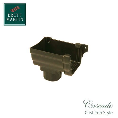 Cascade Cast Iron Style 106mm Prostyle Stopend Outlet L/H - Sand