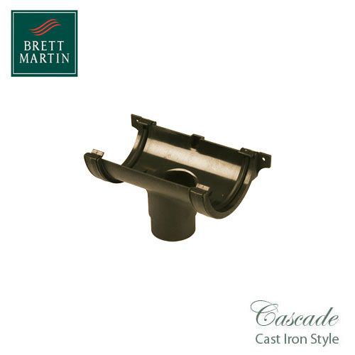 Cascade Cast Iron Style 112mm Roundstyle Running Outlet - Sandstone