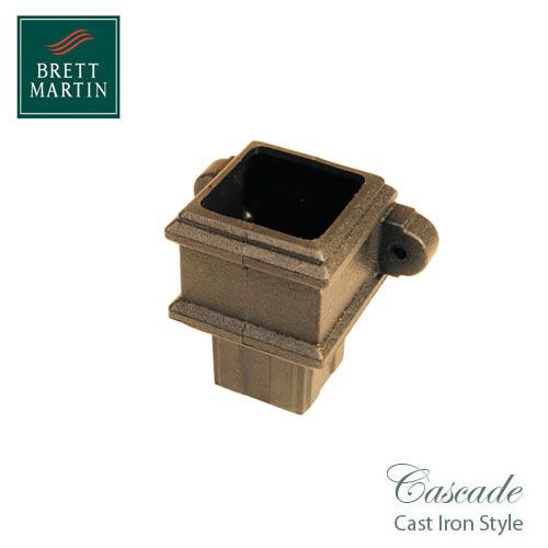 Cascade Cast Iron Style 65mm Plastic Pipe Coupler With Lugs - Sand