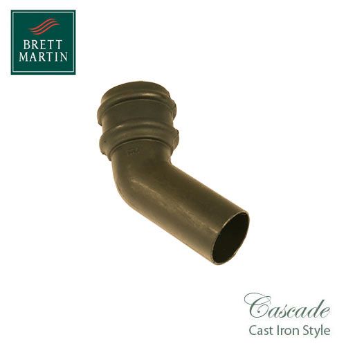 Cascade Cast Iron Style 68mm Plastic 135dg Bend - Sand