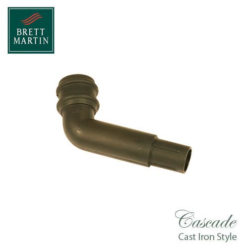 Cascade Cast Iron Style 68mm Plastic 112.5dg Spigot Offset Bend Sand
