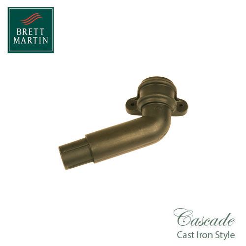 Cascade Cast Iron Style 68mm Plastic 112.5dg Spigot Bend L/H - Sand
