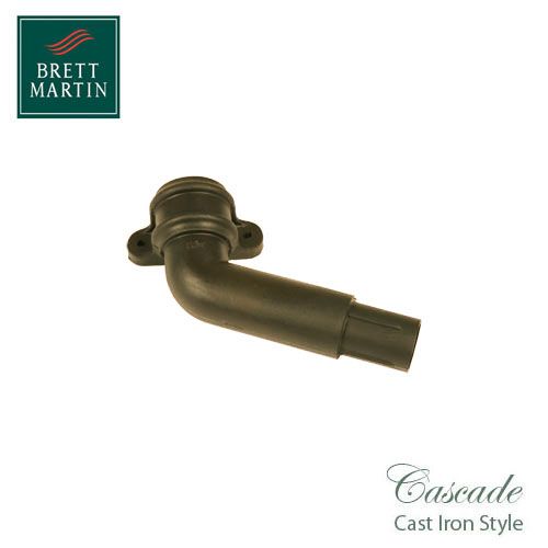 Cascade Cast Iron Style 68mm Plastic 112.5dg Spigot Bend R/H - Sand