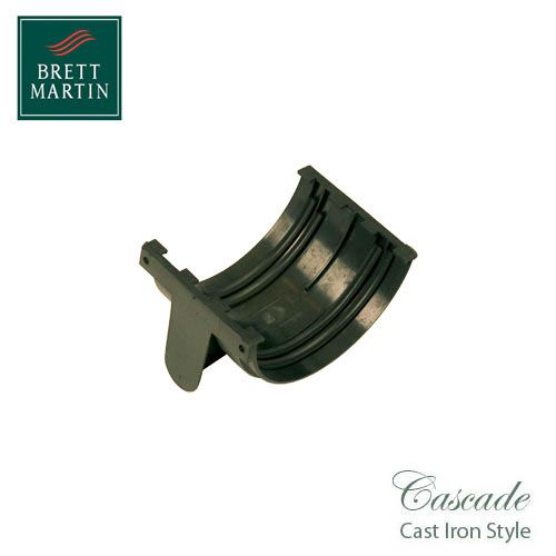 Cascade Cast Iron Style 170mm Plastic Half Round Union Bracket (Sand)