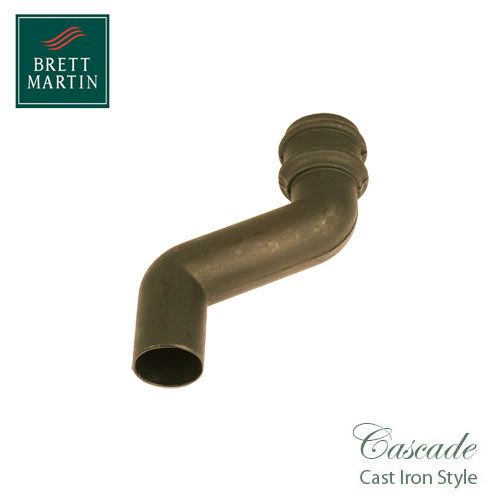 Cascade Cast Iron Style 105mm Plastic Round 150mm Offset Bend Sand