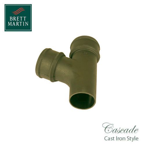 Cascade Cast Iron Style 105mm Plastic Round 112.5dg Branch (Sand)