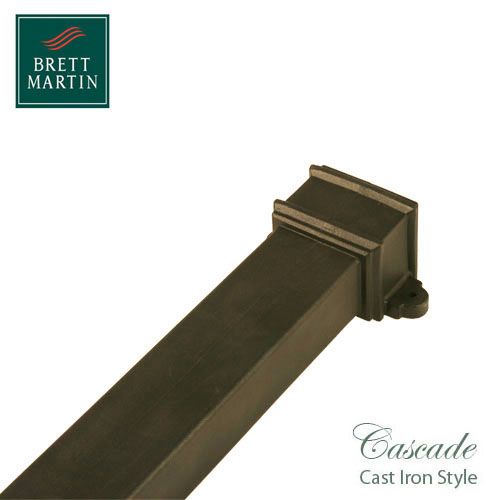 Cascade Cast Iron Style 100 x 75mm x 1.8m Socketed Pipe & Lugs (Sand)