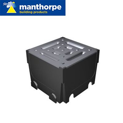 Manthorpe 4-Way SmartDrain Junction Silver - Pack of 6