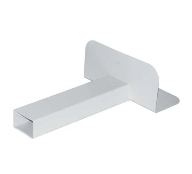 Through Wall Roofdrain (PVC) - 100mm x 65mm Rectangular | Drainage ...
