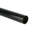 Brett Martin Plastic Guttering Round Style Downpipe 4m Length 68mm - Black