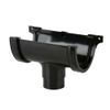 Brett Martin Plastic Guttering Deepstyle High Capacity Running Outlet 115mm - Black